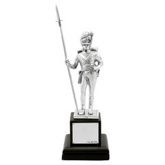 Sterling Silver 1974 Soldier Presentation Trophy