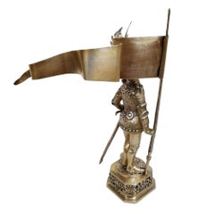 Sterling Silver 19th Century Knight in Shinning Armor