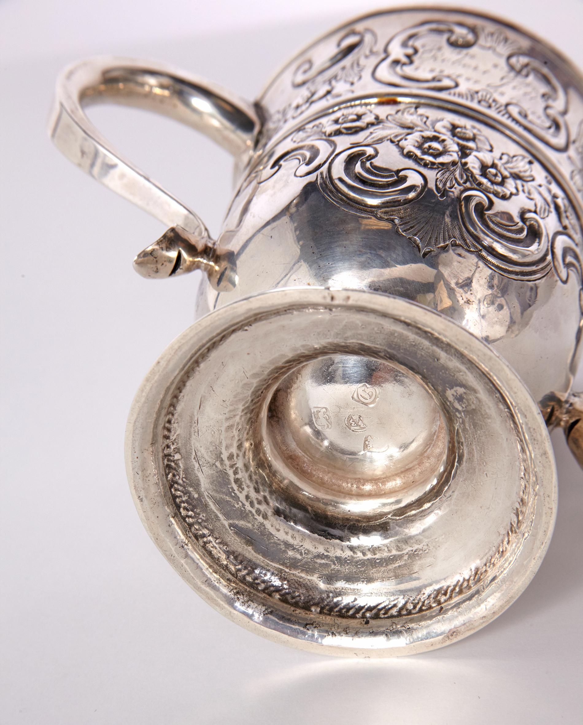 Sterling Silver 2-Handled Loving Cup 1762, London by Thomas Whipham 2
