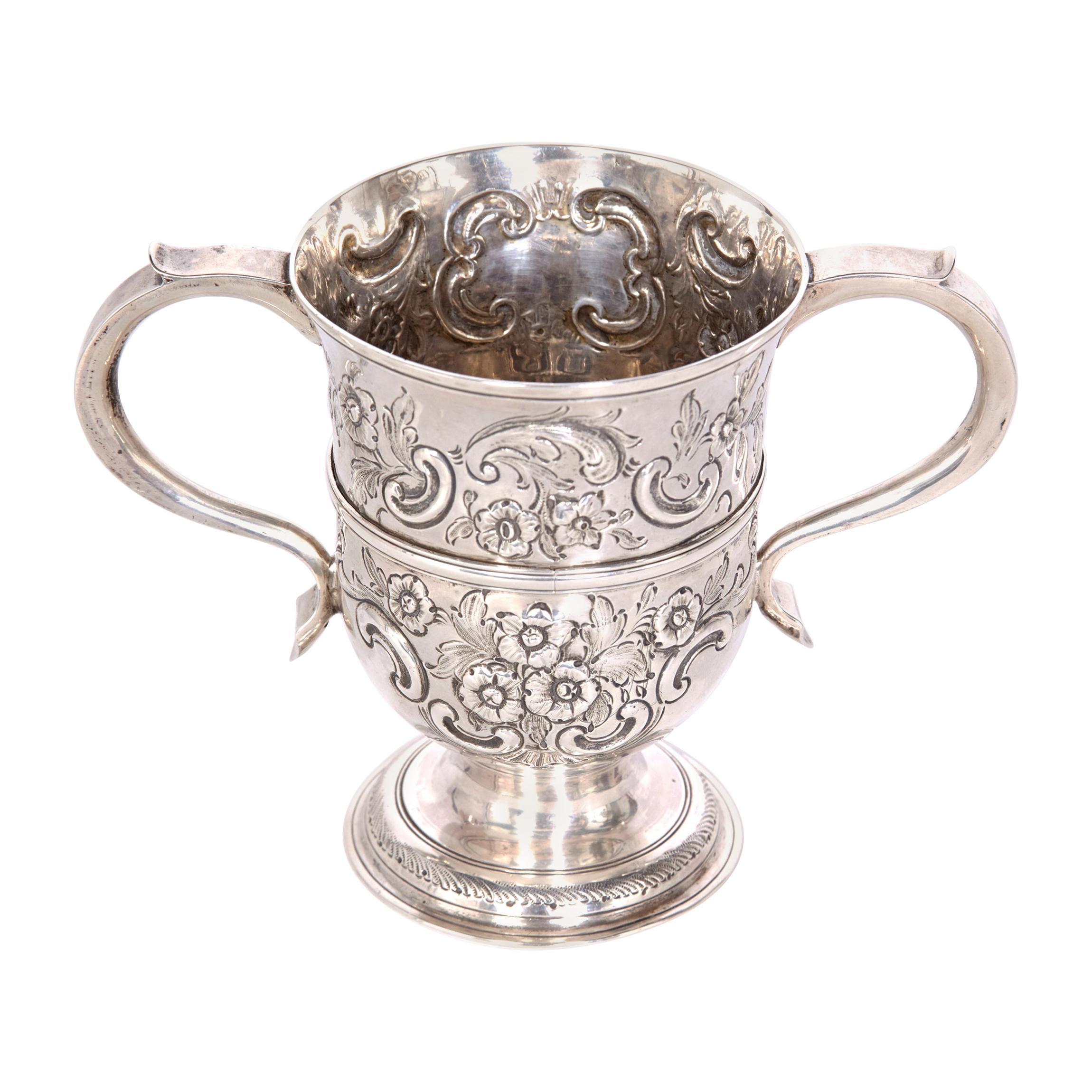Sterling Silver 2-Handled Loving Cup 1762, London by Thomas Whipham