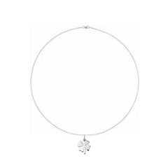 Collier pendentif trèfle à 4 feuilles en argent sterling
