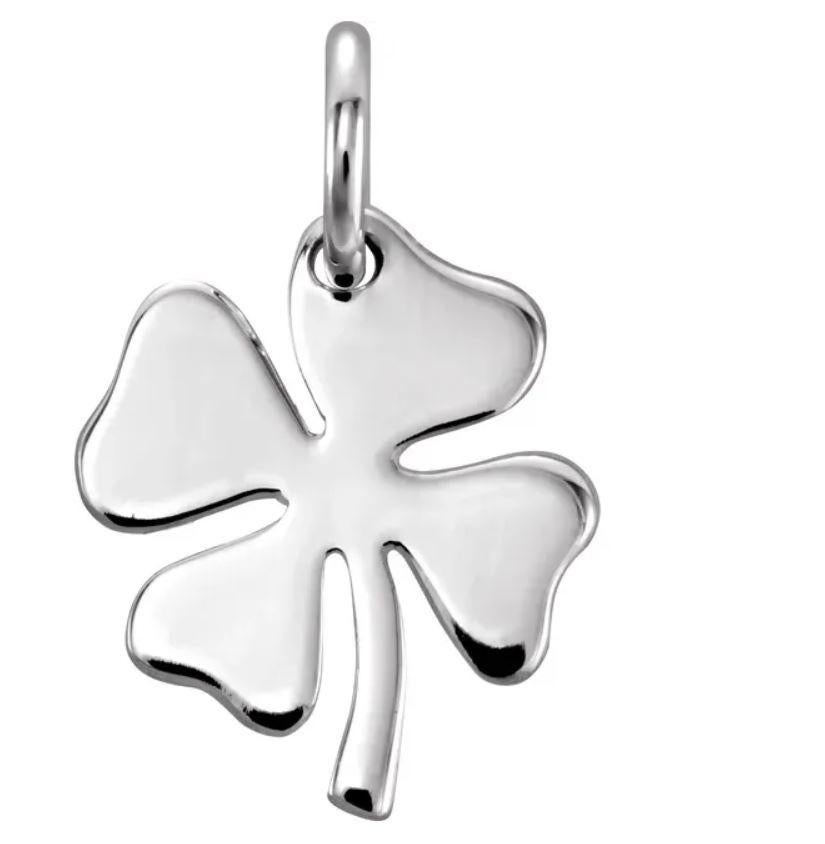 four leaf clover necklace sterling silver