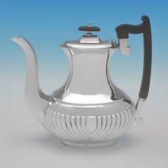 Sterling silver 4 piece tea and coffee service made in Sheffield in 1911