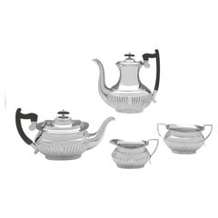 Sterling silver 4 piece tea and coffee service made in Sheffield in 1911