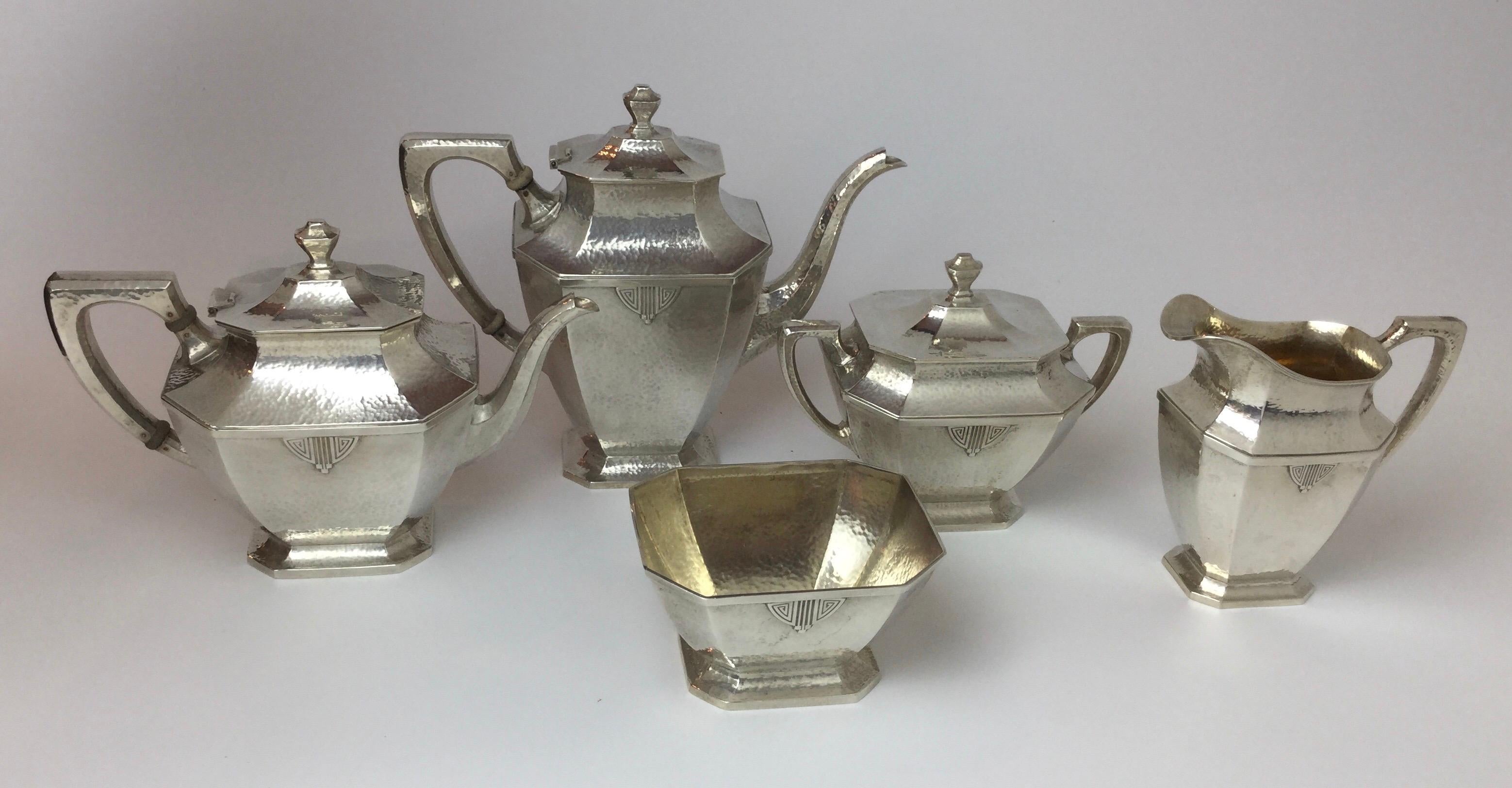 wallace silver tea set