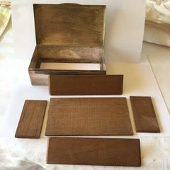 Sterling Silver 5.75"X 3.25"X 2" International Silver Co Antique Cigarette Box