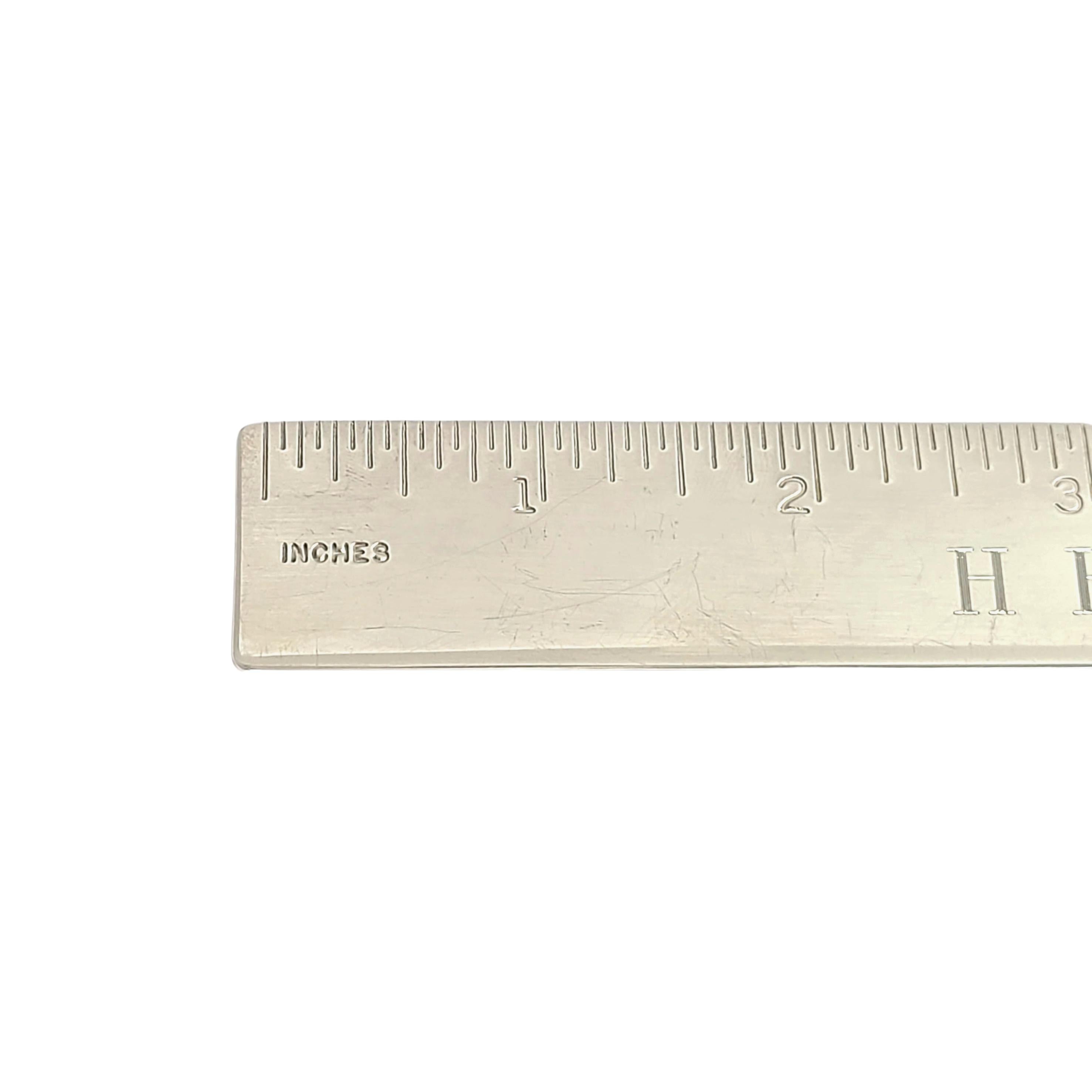 Ruler aus Sterlingsilber mit Monogramm, 6 im Zustand „Gut“ in Washington Depot, CT