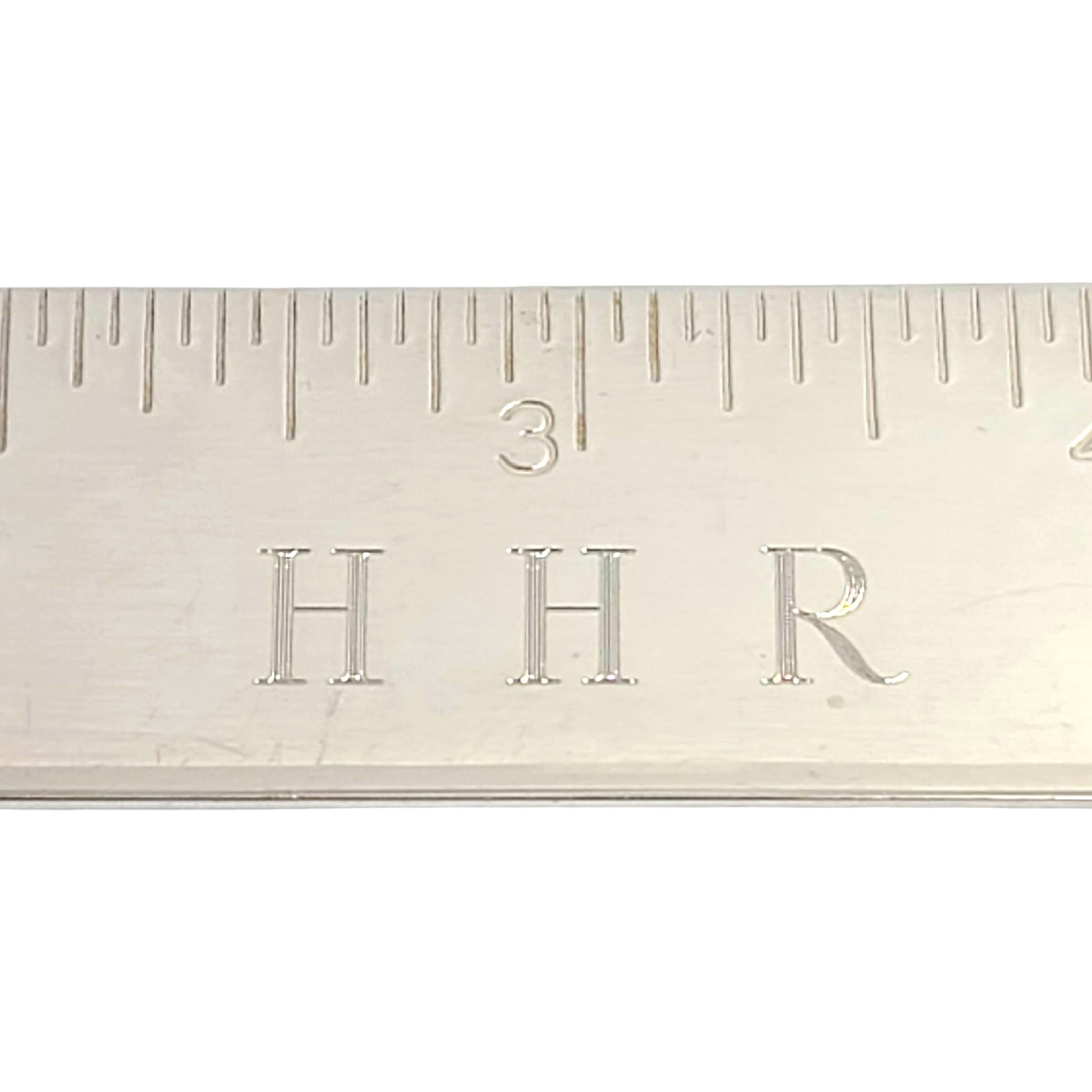 Ruler aus Sterlingsilber mit Monogramm, 6 1