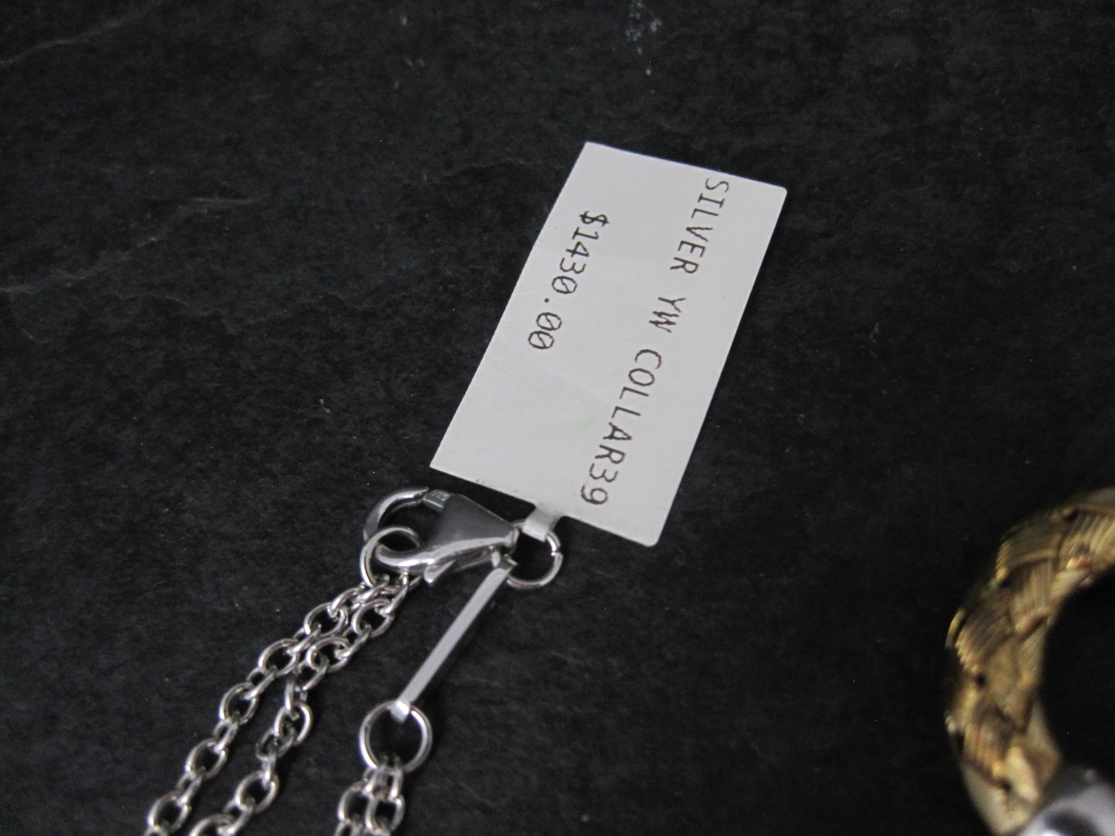 Sterling Silver 6-Station Circle Necklace Fifth Season by Roberto Coin 2