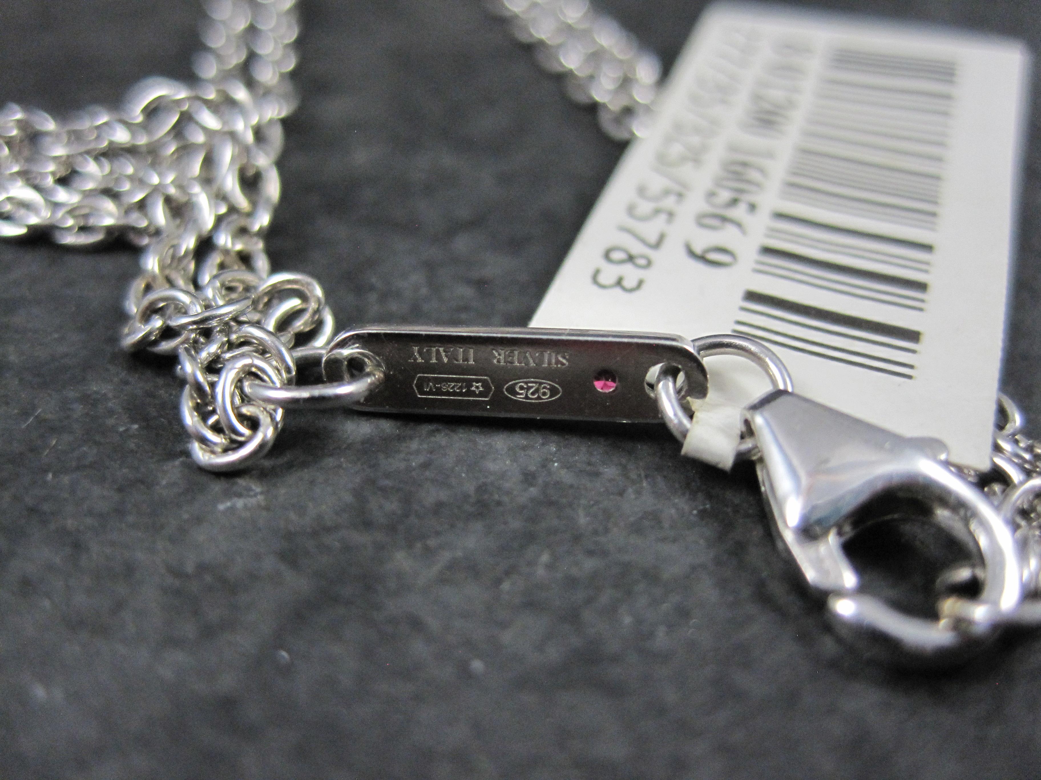 Sterling Silver 6-Station Circle Necklace Fifth Season by Roberto Coin 3