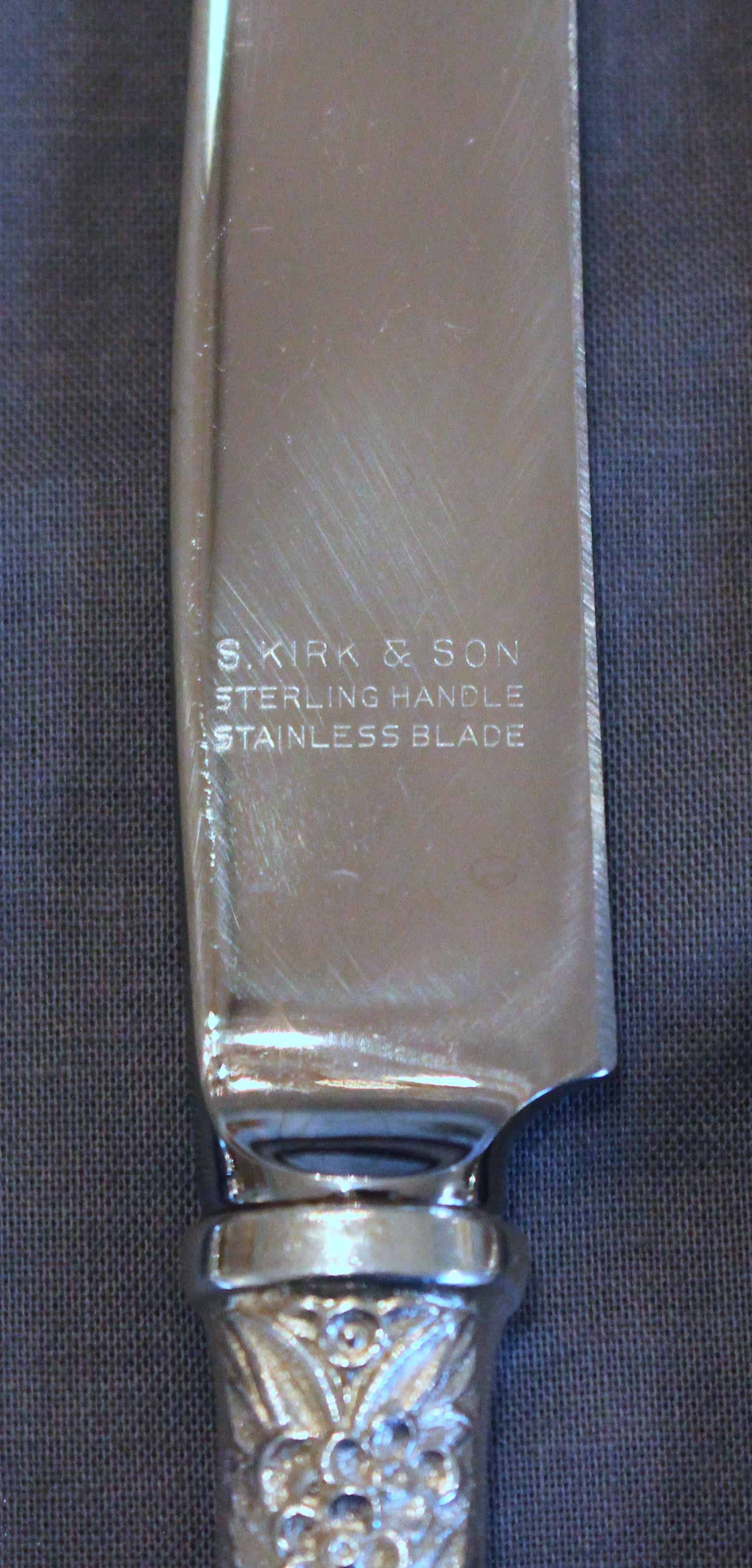 Service de couverts 60 pièces en A Silver par Kirk en vente 3