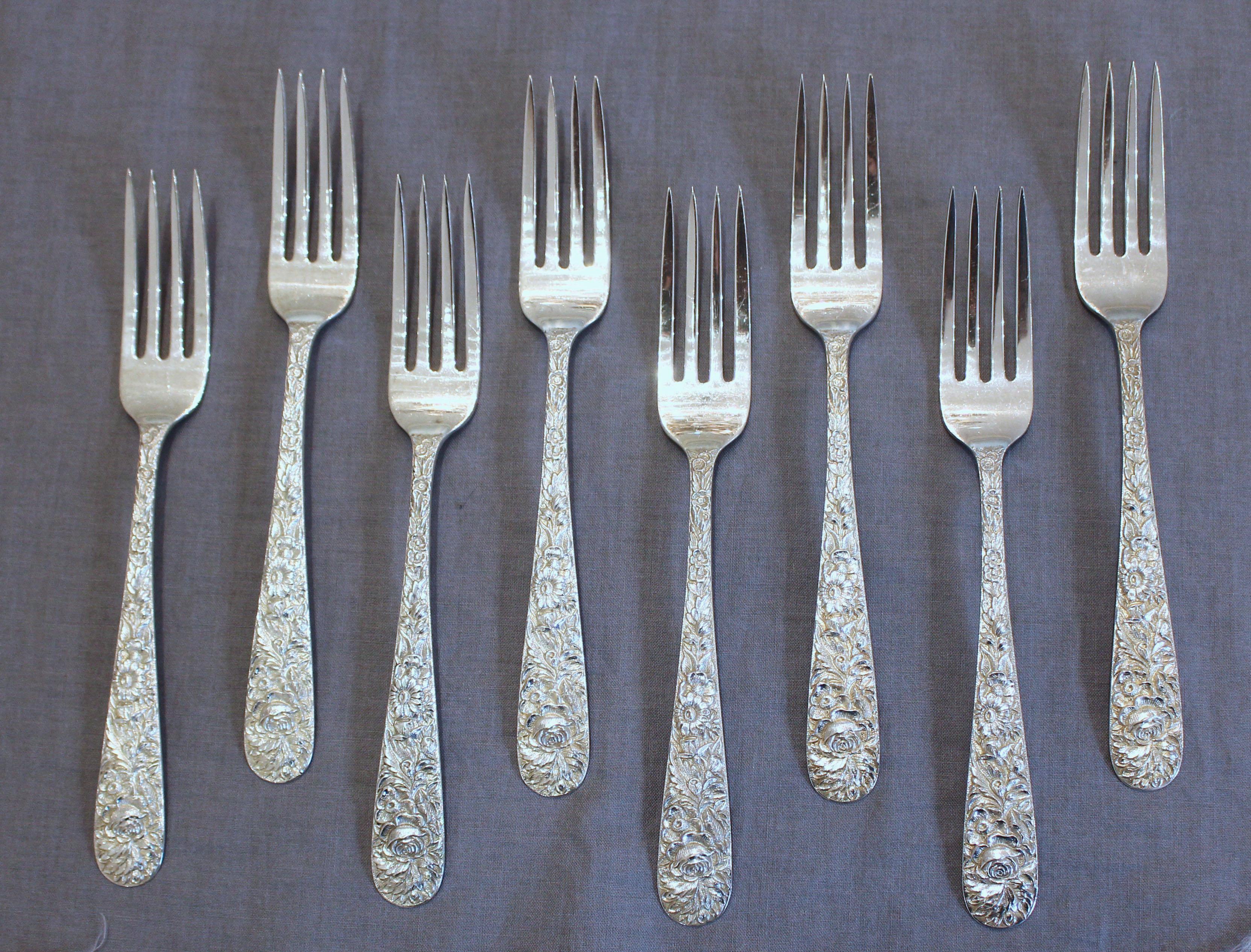 Service de couverts 60 pièces en A Silver par Kirk en vente 1