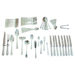 Servizio di posate da 60 pezzi in argento Sterling di Kirk