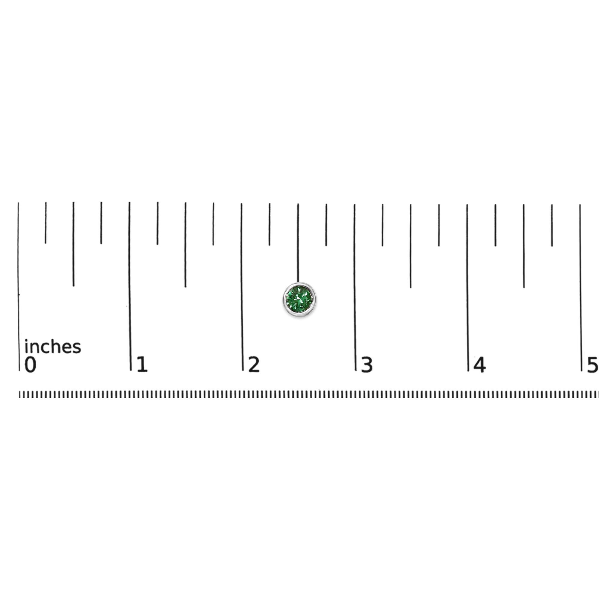 Boucles d'oreilles solitaires en argent Sterene & Greene Greene. Neuf - En vente à New York, NY
