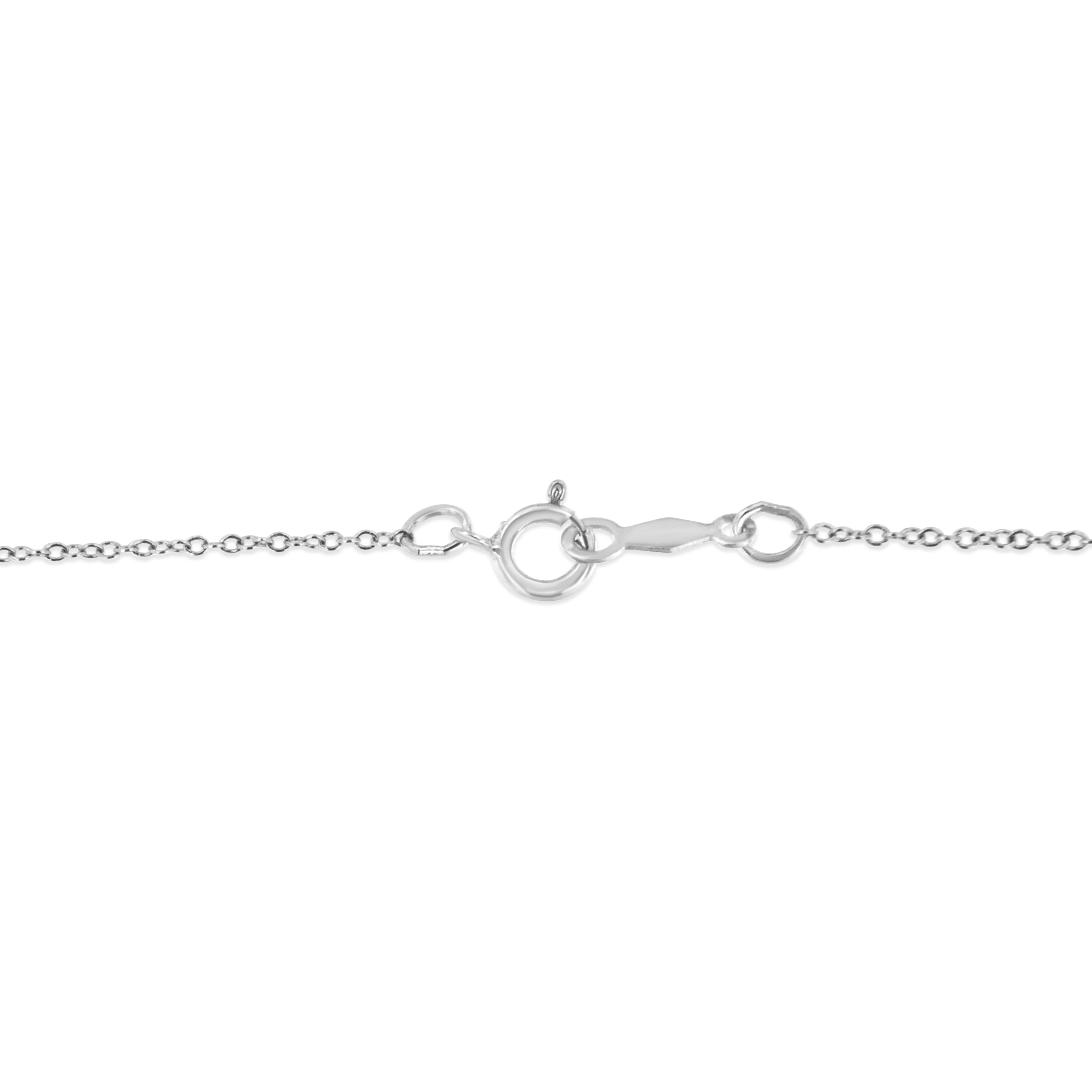 Collier pendentif boule en argent sterling avec améthyste violette et diamants accentués Neuf - En vente à New York, NY