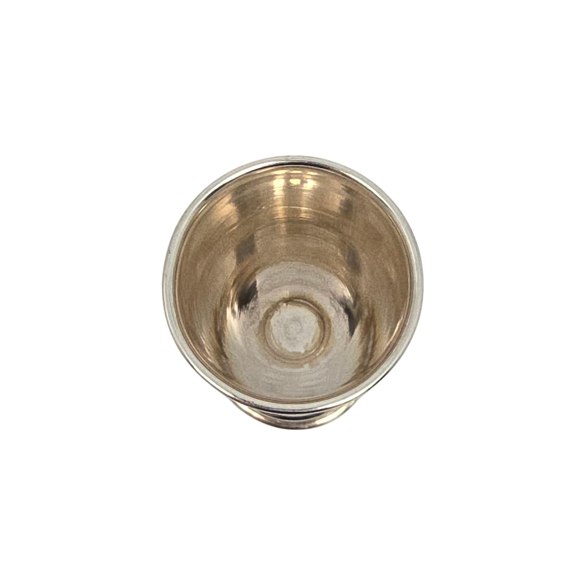 Tazza Kiddush in argento Sterling 84 con Monogram #21019 in vendita 1