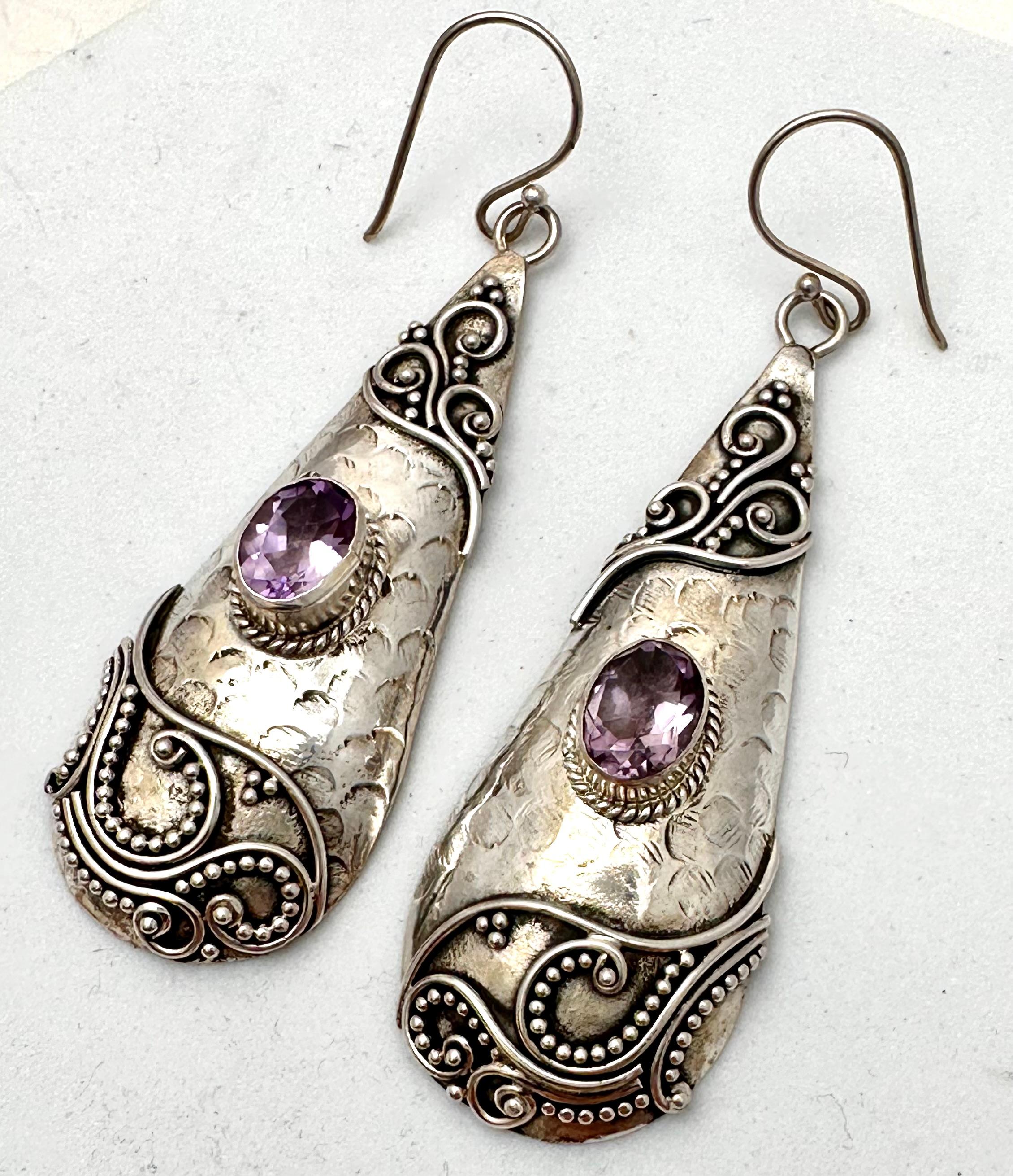 Sterling Silver .925 ~ Amethyst ~ 1