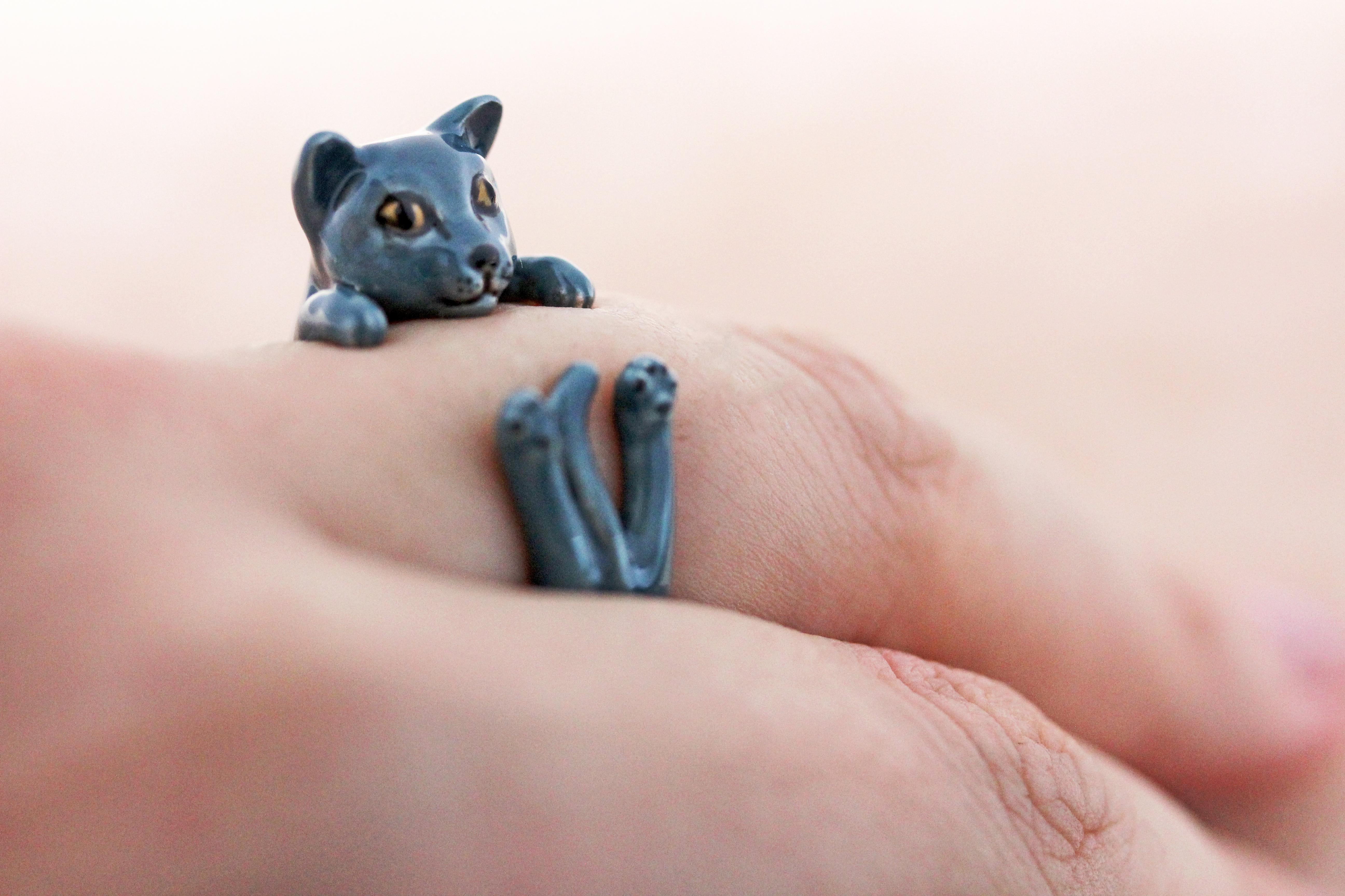 custom cat ring