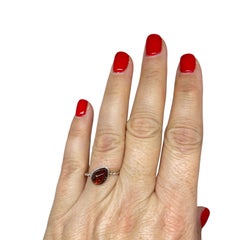 Sterling silver 925 natural BALTIC amber ring made in POLAND size 8.25 1.73g