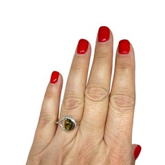 Sterling silver 925 natural BALTIC amber ring made in POLAND size 8.25 2.04g