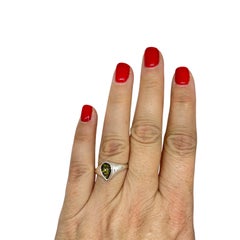 Anello in argento sterling 925 con ambra naturale del Baltico, realizzato in Polonia, misura 9,75, 2,18 g