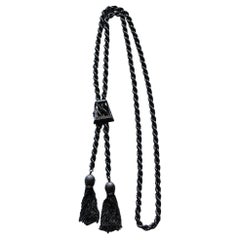  Sterling Silver Adjustable Rope Necklace 