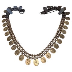 Sterling Silver Aesthetic Movement Necklace Each Link Different