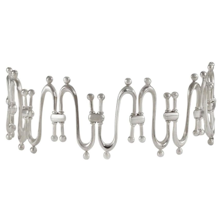 Sterling Silver, Alexandra Choker by Nathalie Edenburg For Sale