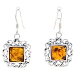 Amber Earrings