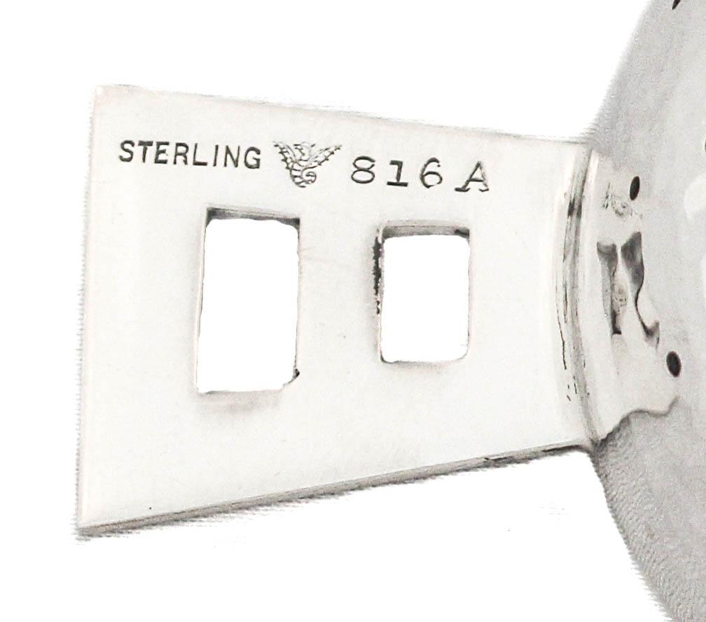 Sterling Silver American Craftsman Tea Strainer For Sale 2