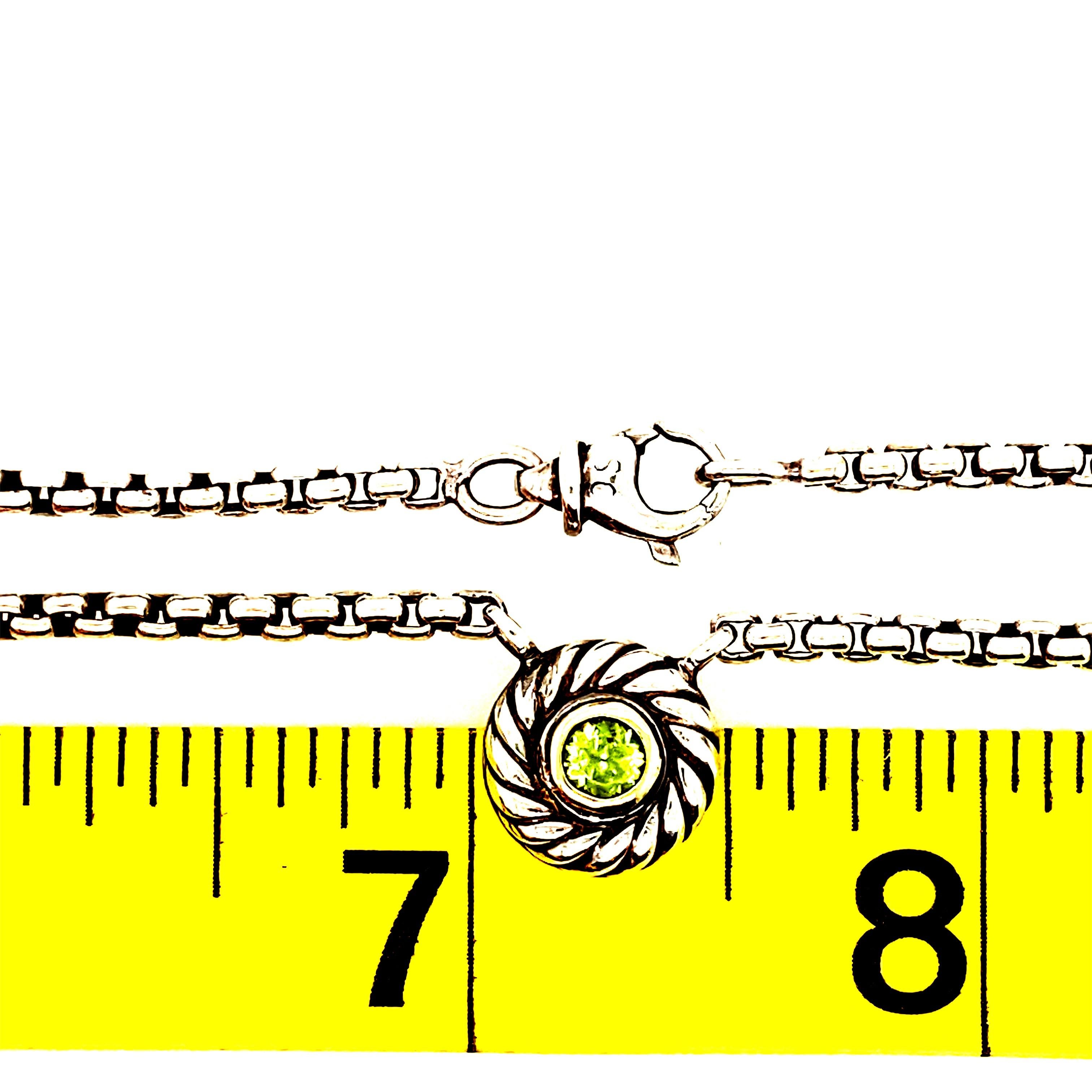 david yurman peridot necklace