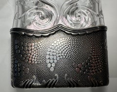 Sterling Silver and Crystal Flask, Tiffany and Co., 1893