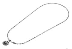 Sterling Silver and Lapis Men's Scarab Pendant Necklace