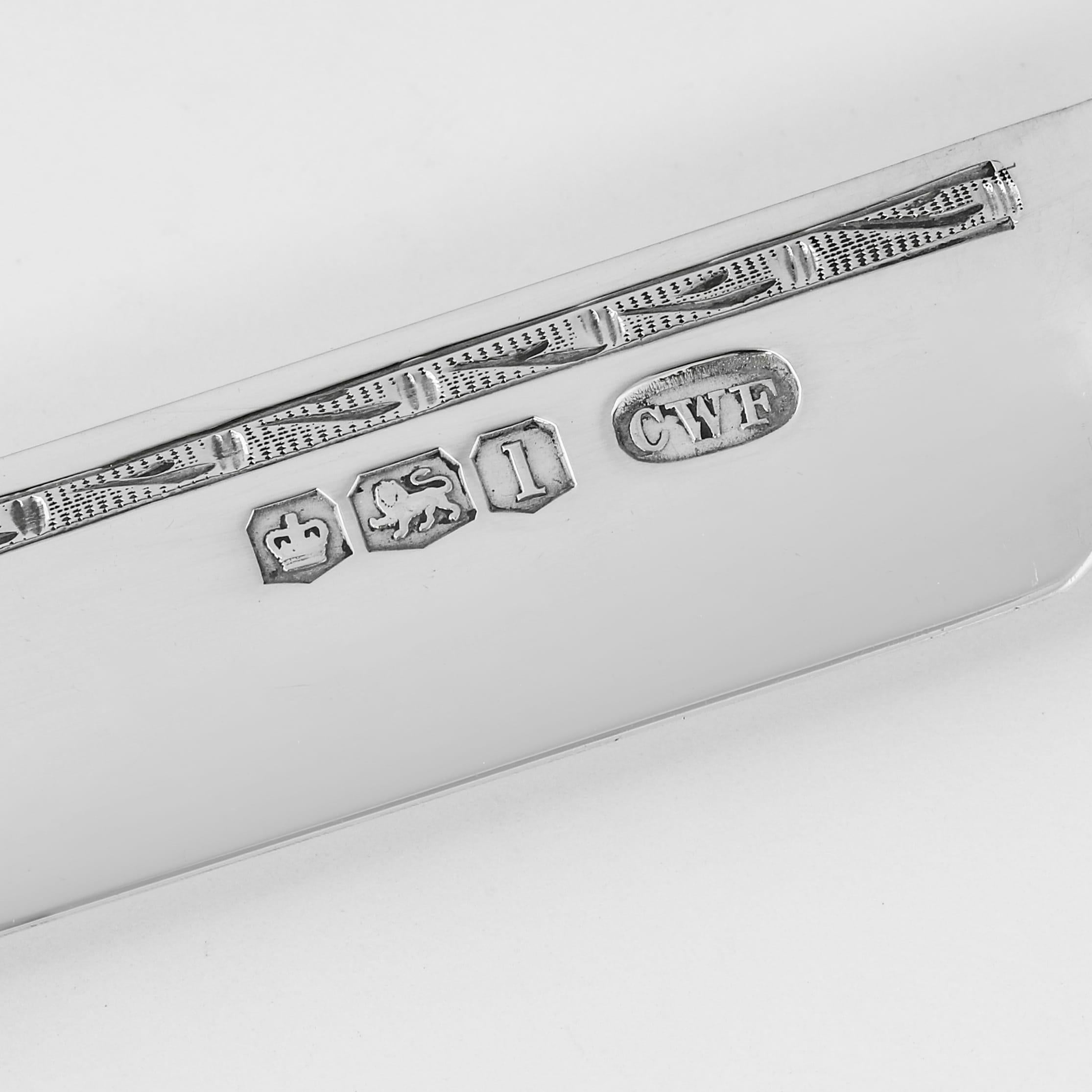 Dessertbesteck aus Sterlingsilber und Perlmutt für 12 Personen aus dem Jahr 1928 im Angebot 2