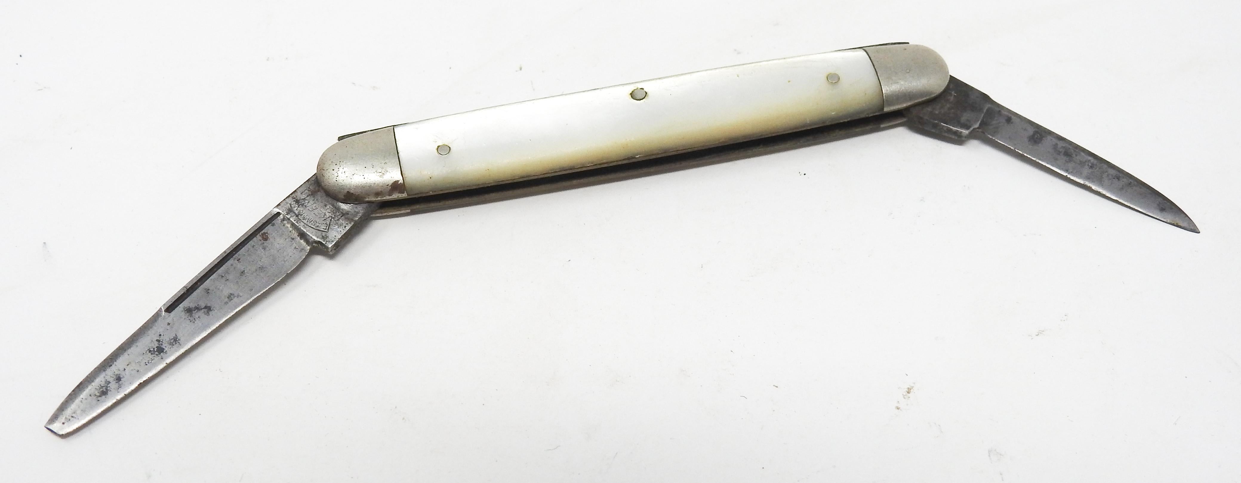 mother of pearl pocket knife vintage