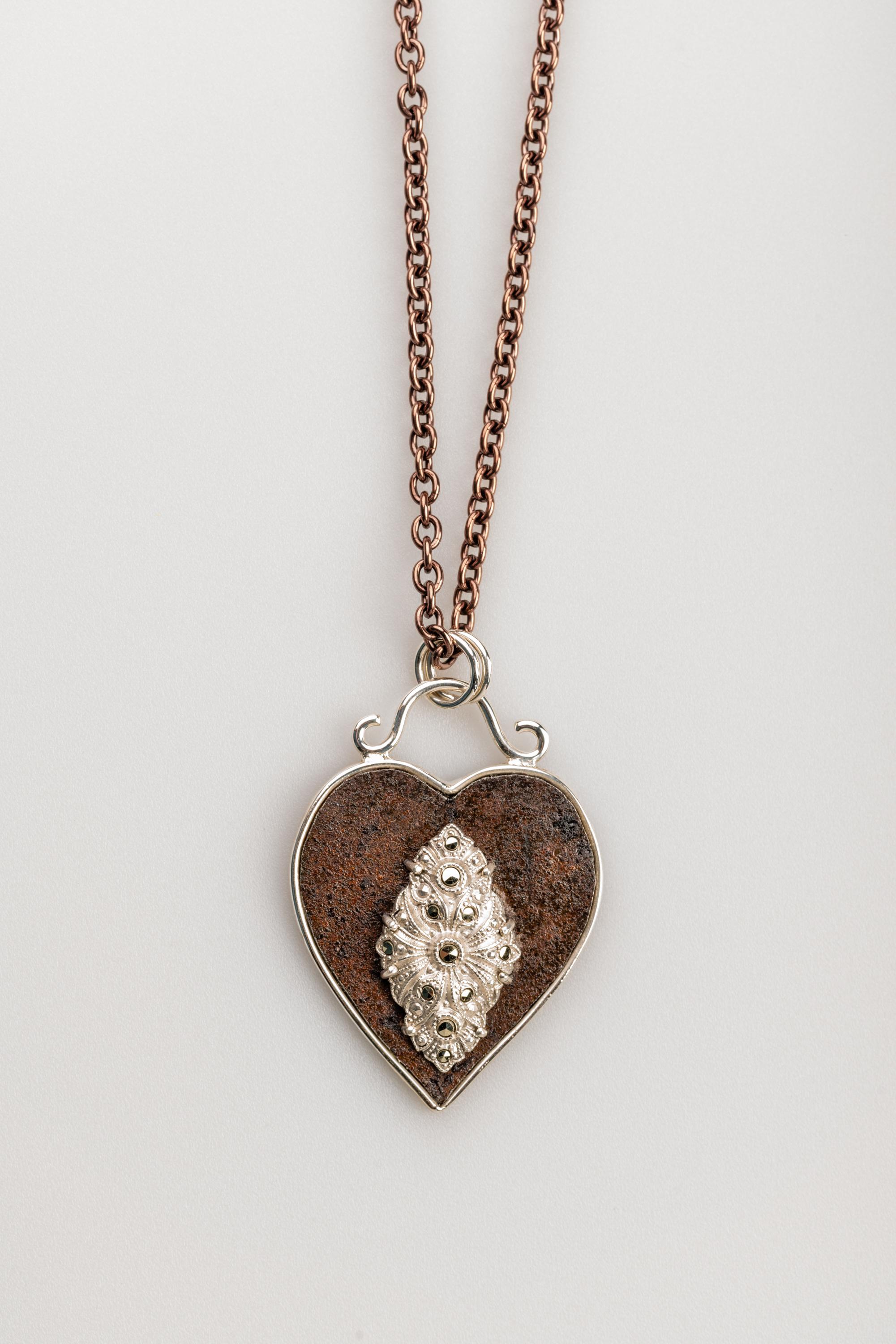 A 2020 Unbreakable Heart necklace, titled 