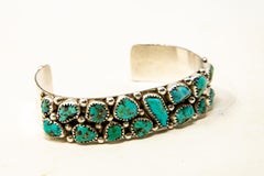 Sterling Silver and Turquoise Cuff Bracelet