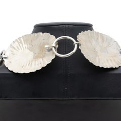 Sterling Silver and Turquoise Link Concho Belt