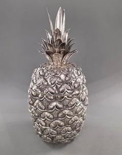 Sterling Silver And Vermeil Pineapple Box