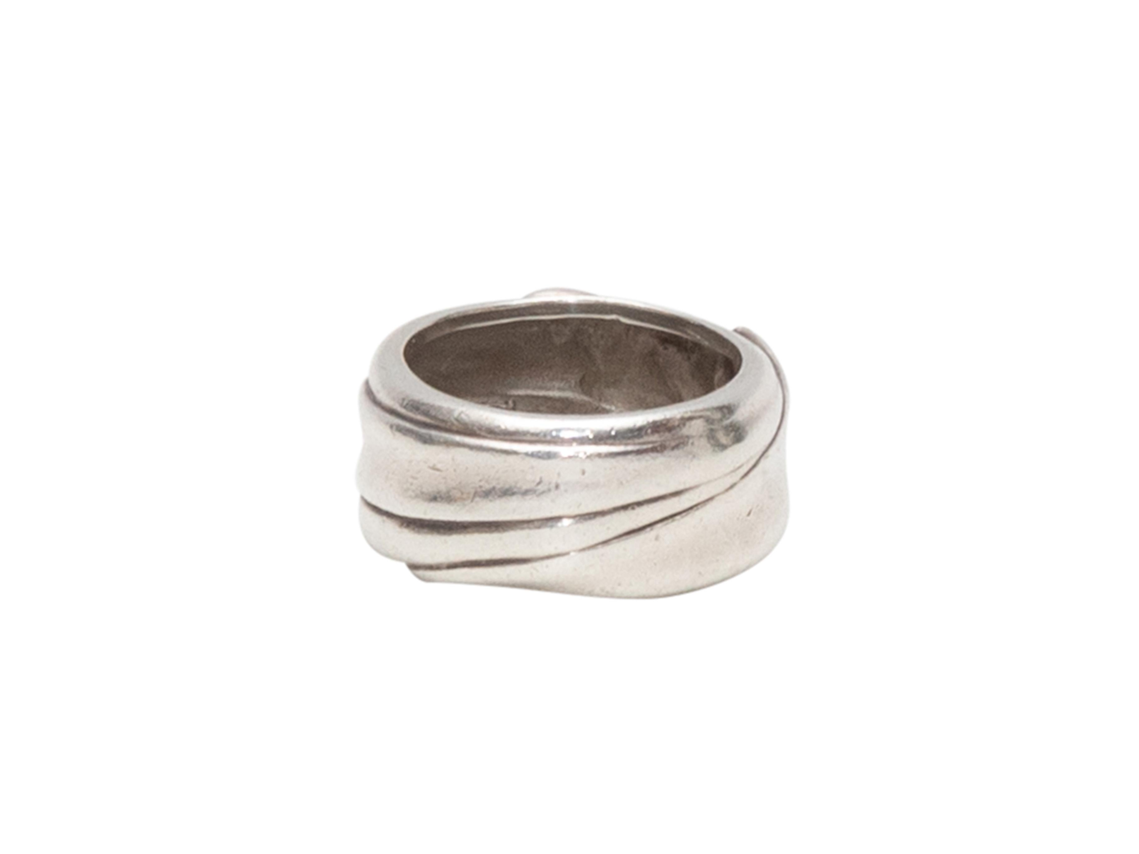 Sterling Silber Angela Cummings Breite Ring Größe US 6 im Zustand „Gut“ im Angebot in New York, NY