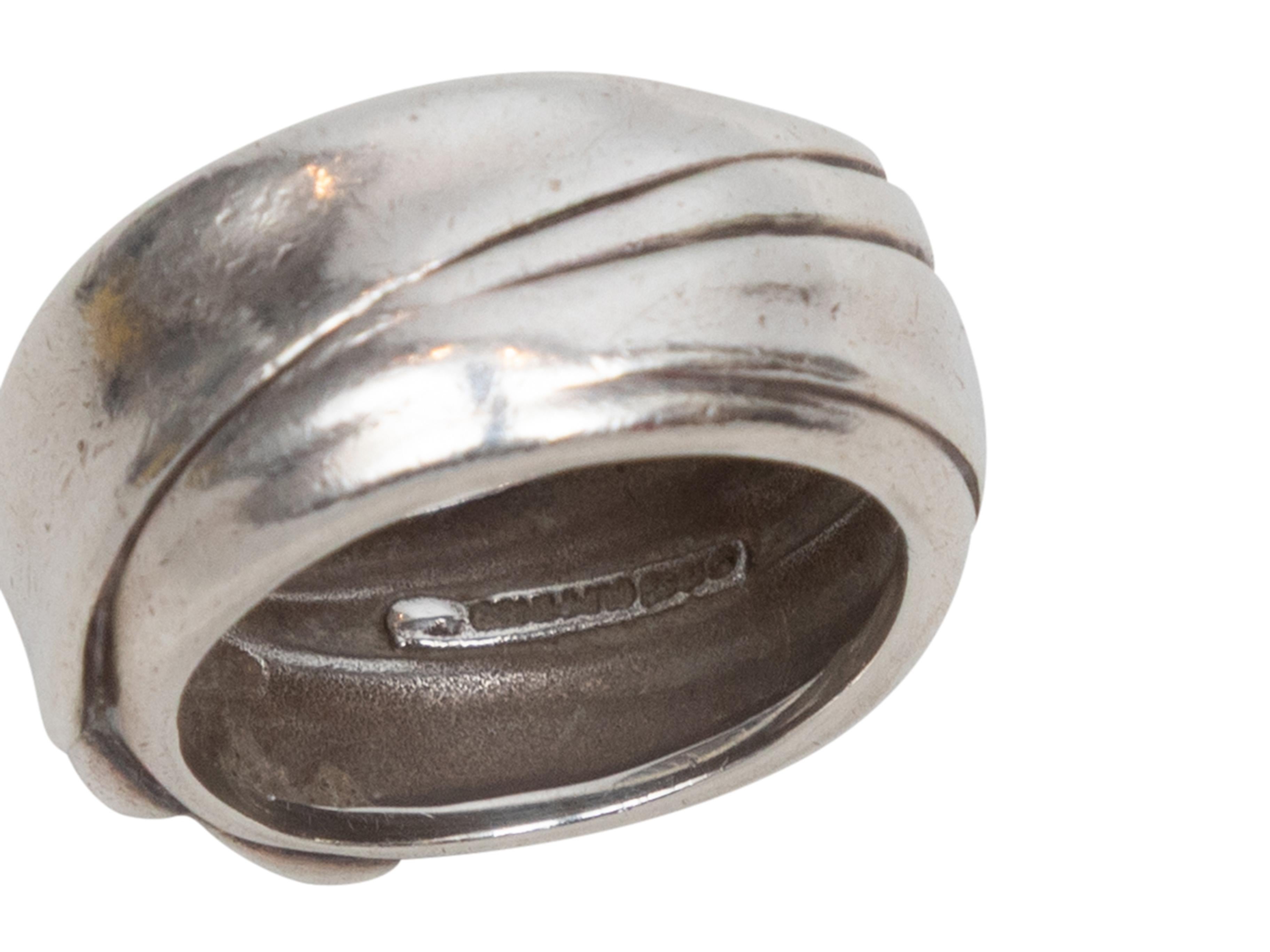 Sterling Silber Angela Cummings Breite Ring Größe US 6 im Angebot 1