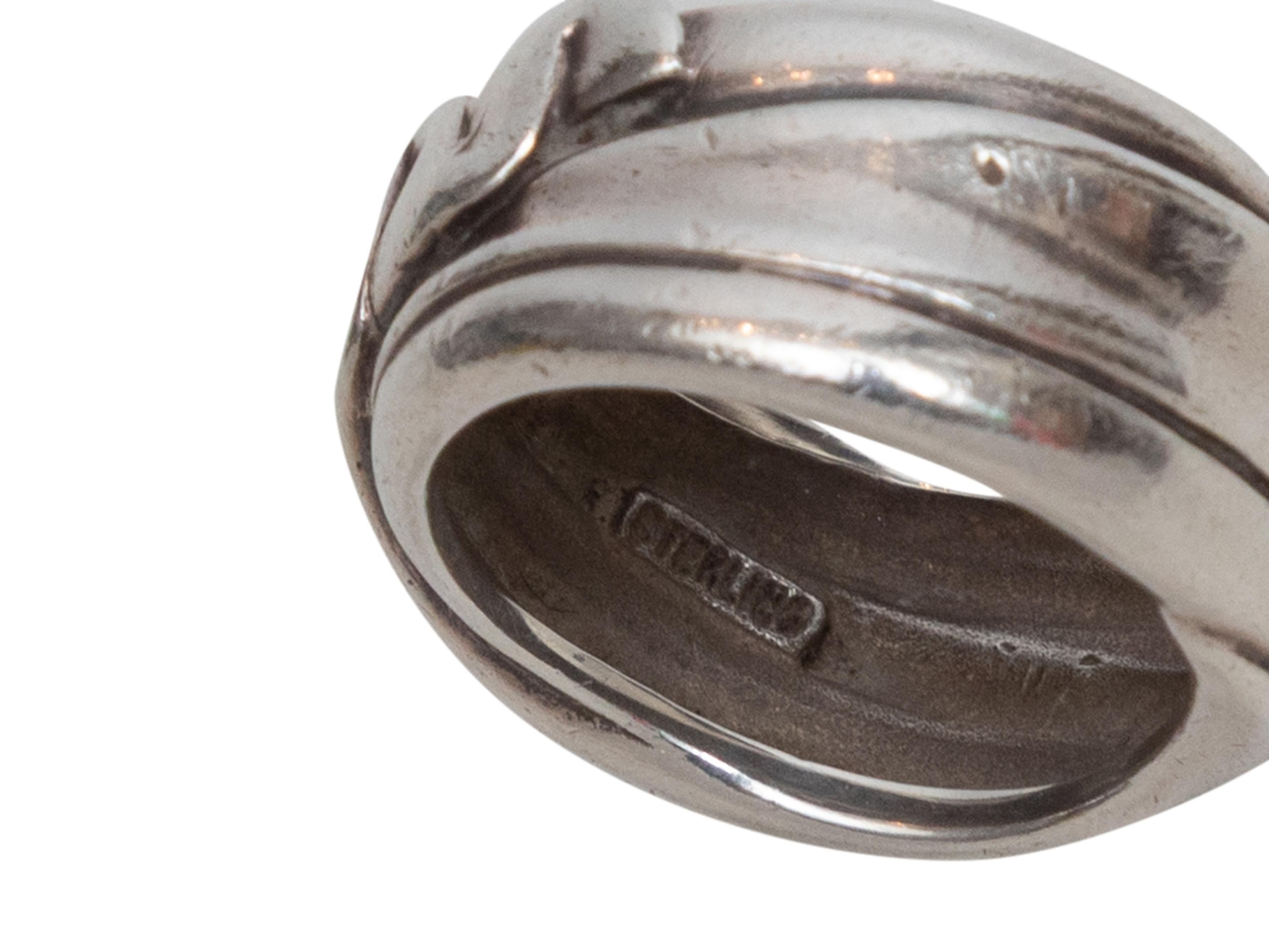 Sterling Silber Angela Cummings Breite Ring Größe US 6 im Angebot 2