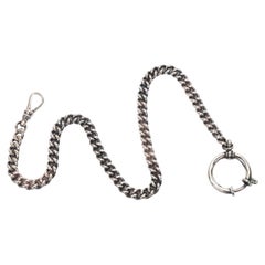 Sterling Silver Antique Watch Chain
