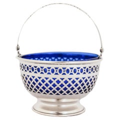 Sterling Silver Art Deco Basket