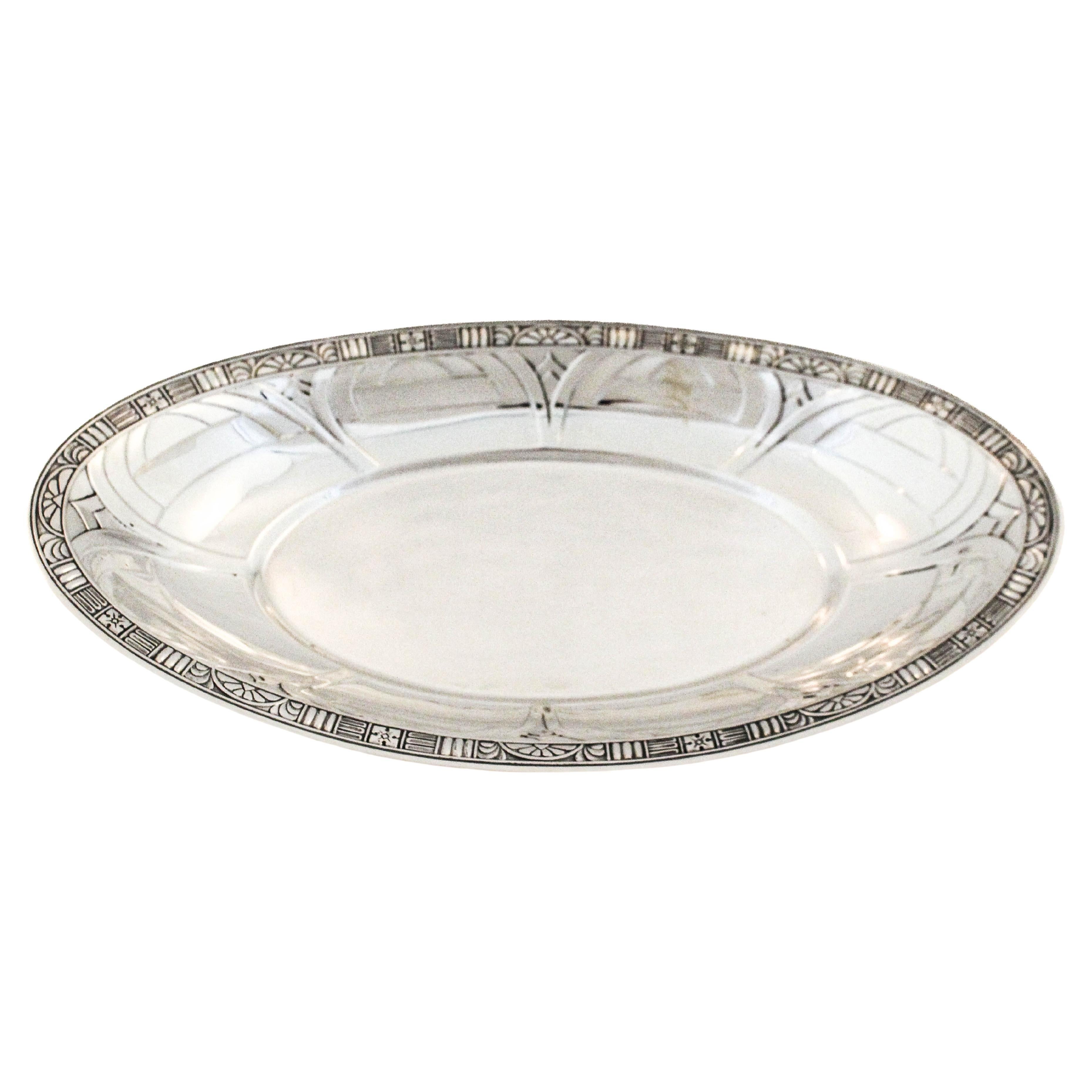 Sterling Silver Art Deco Breadbasket