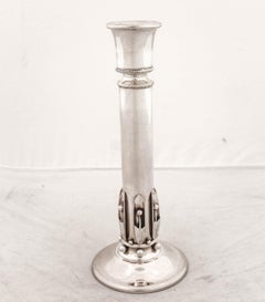 Sterling Silver Art Deco Candlesticks