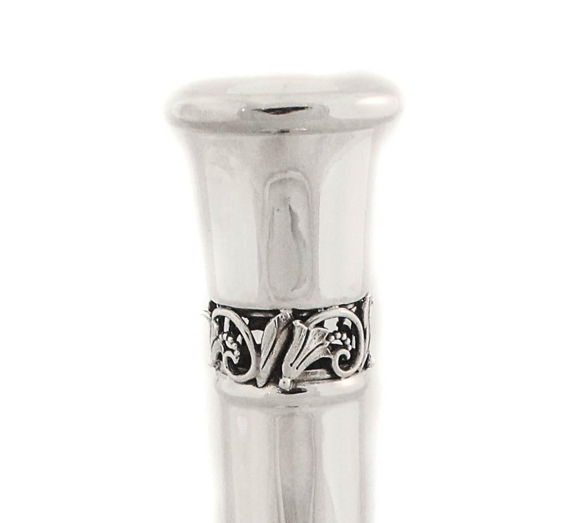 Candeleros Art Déco de plata de ley Estadounidense en venta
