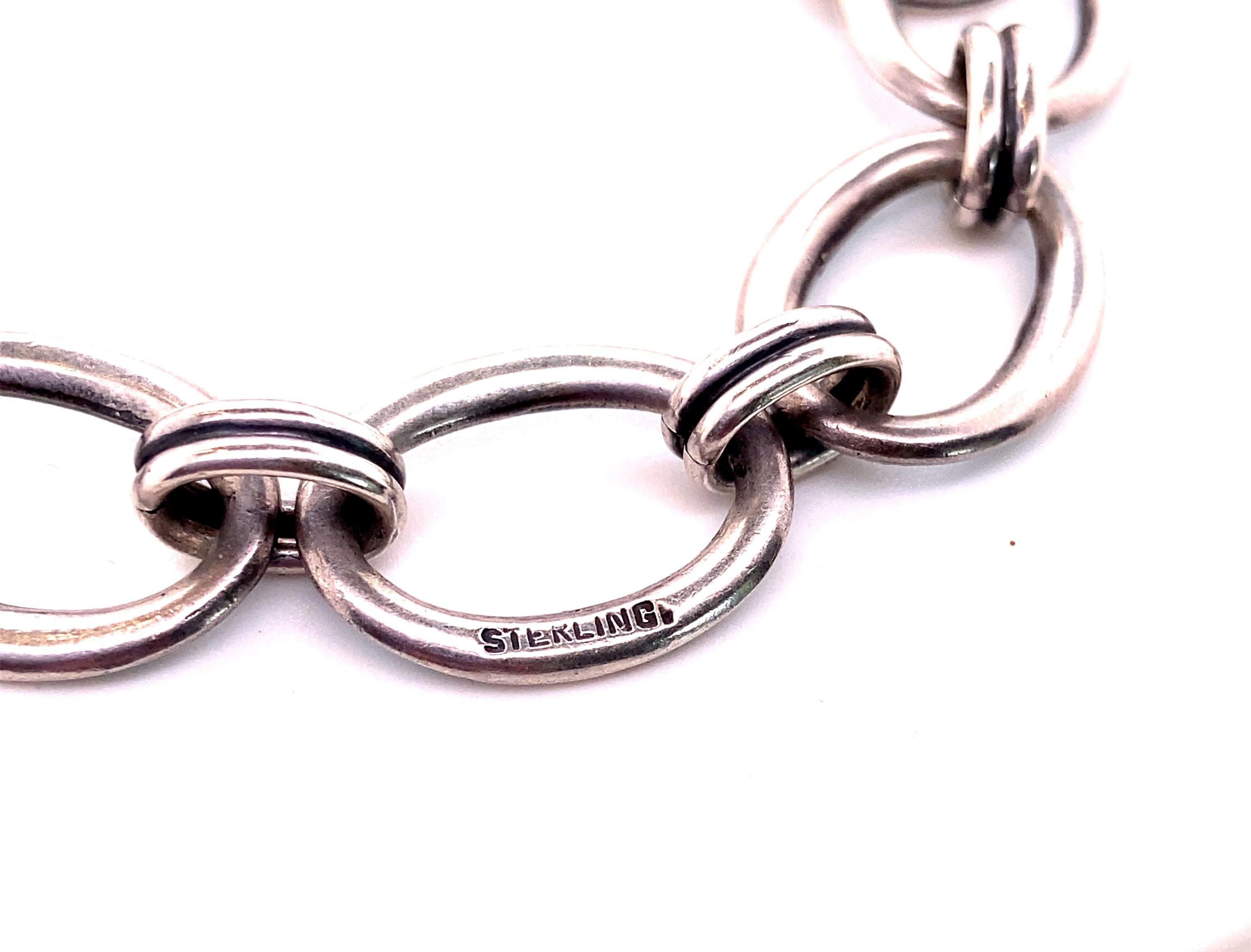 Sterlingsilber Art Deco Guilloche Emaille-Armband für Damen oder Herren