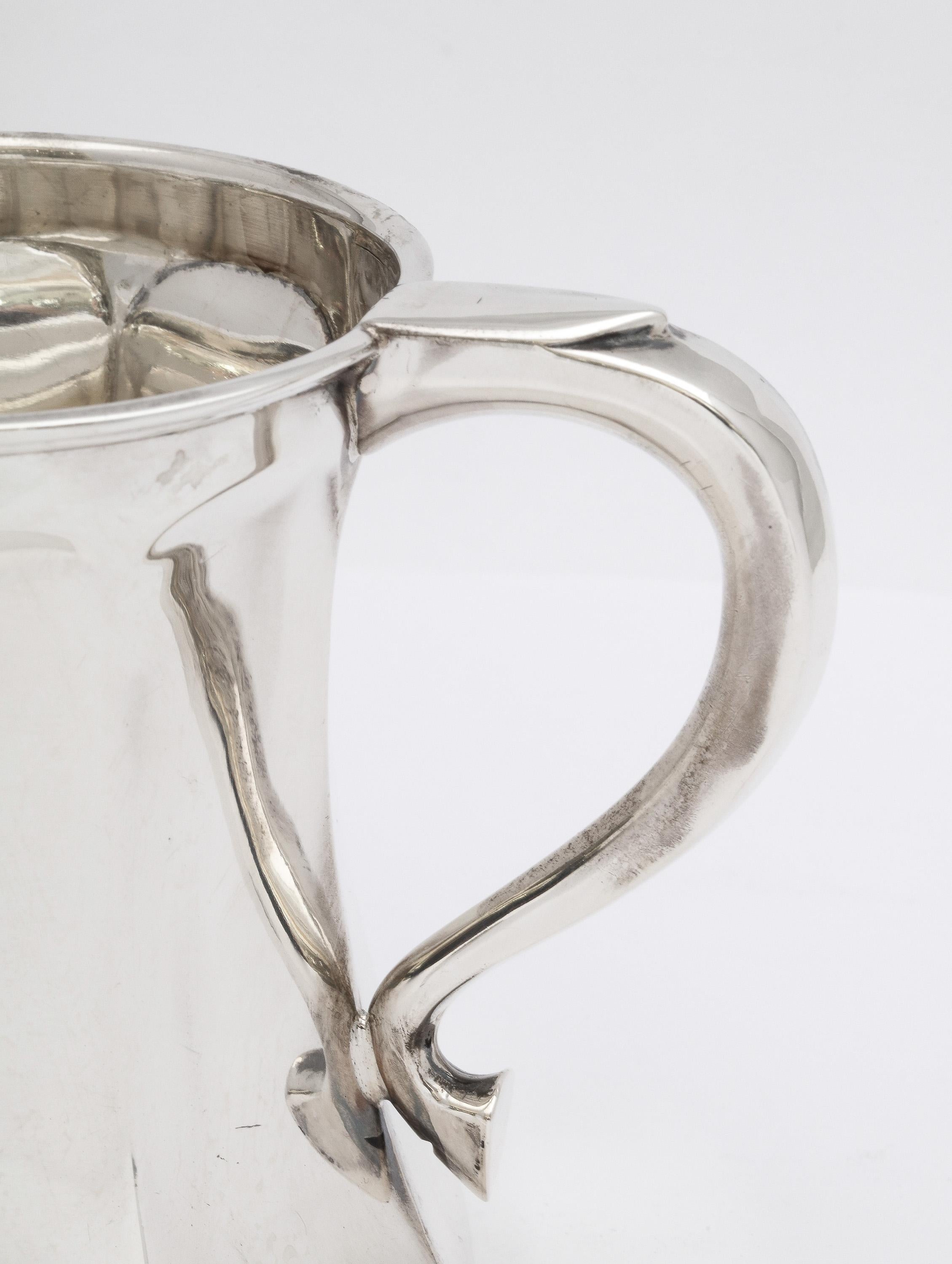 Tazza ottagonale in argento Sterling Art Deco di Blankensee in vendita 4