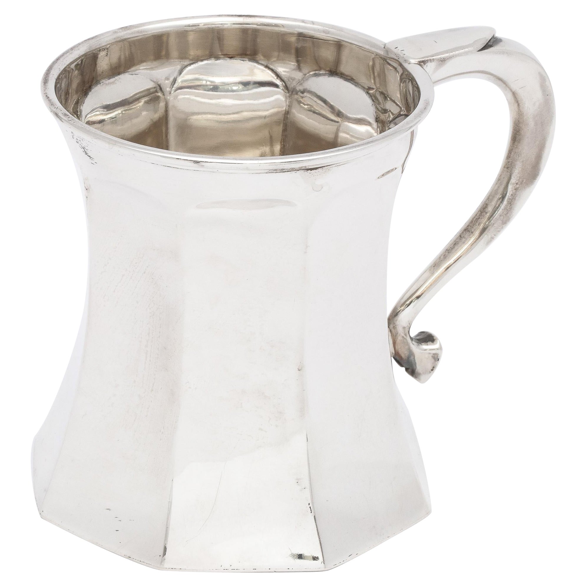 Sterling Silver Art Deco Period Octagonal Mug/Cup by Blankensee